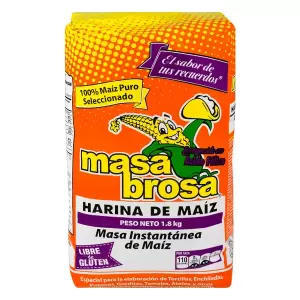 Masa Brosa Harina De Maiz No Gluten 4 Lb