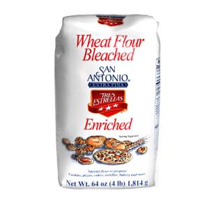 Tres Estrellas Wheat Flour Bleached 64 Oz.