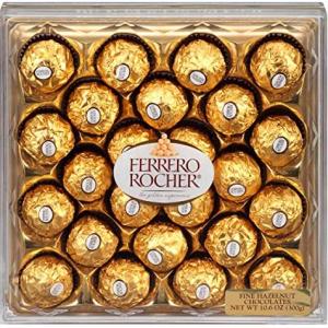 Ferrero Rocher Hazelnut Chocolate 24 Pk 10.6oz