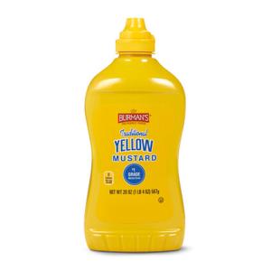 Burmans Yellow Mustard 20 oz.
