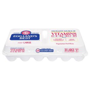 EGGLANDS WHITE LARGE CAGE-FREE 18ct.
