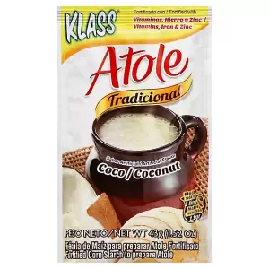 Klass Atole Tradicional Coco 1.5 Oz.
